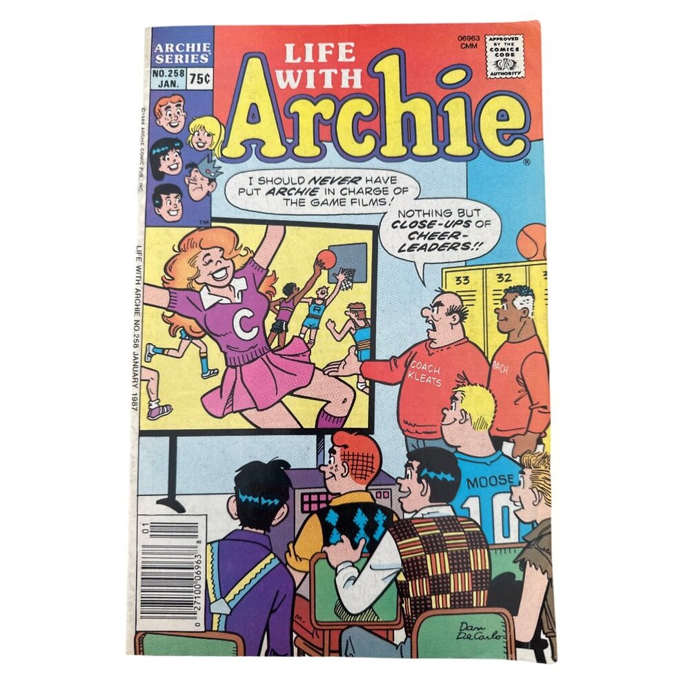 Life With Archie Comic No 258 January 1987 Dan DeCarlo Artwork Bagged Boarded